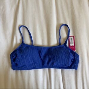 Target Blue Bikini Top SIZE: Large